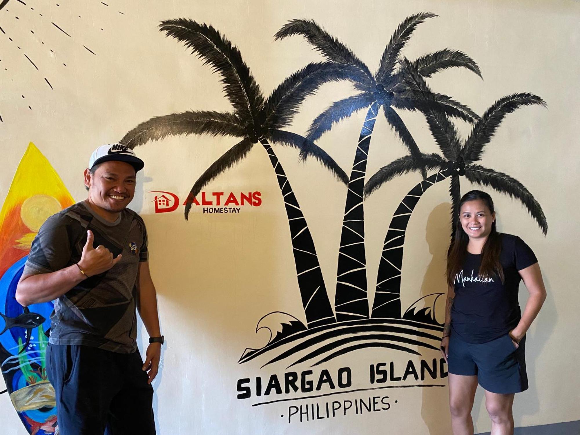 Daltans Home Stay Siargao General Luna  Exteriör bild